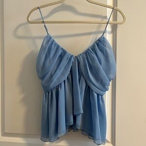 Abercrombie & Fitch V-Neck Ruched Cami